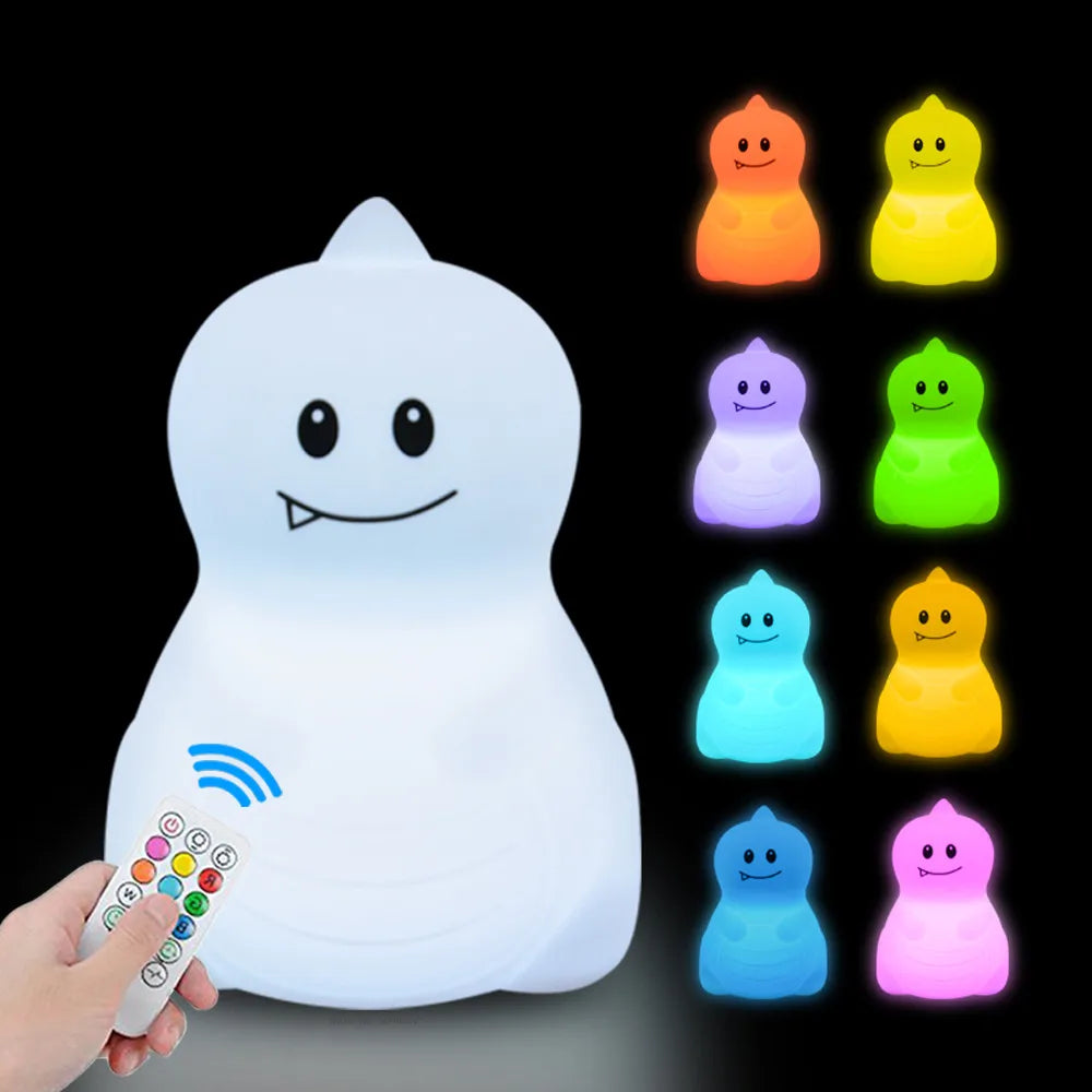Veilleuse Enfant LED <br> Tactile Rechargeable 9 Couleurs